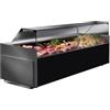Ristoattrezzature Modello: 10601248954002,Banco refrigerato per pasticceria panineria ventilato nero +3 +5°C 104x100x119,1h cm frontale basso