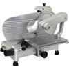 Ristoattrezzature Modello: 10994011015030,Affettatrice per salumi verticale professionale ergonomica con braccio e affilatoio fisso lama cromata Ø 350 mm 0.30 kW