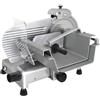 Ristoattrezzature Modello: 10995011015030,Affettatrice per carni verticale professionale ergonomica a vasca con affilatoio fisso lama cromata Ø 350 mm 0.30 kW