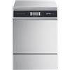 Ristoattrezzature Modello: 117211754021035,Lavastoviglie con sistema di acqua dolce SMEG SWT264DM SWT dosatori peristaltici 500x500 mm 7 kW monofase con addolcitore