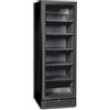 Ristoattrezzature Modello: 98793094470002,Frigo vetrina bibite refrigerata statica con regolatore di temperatura meccanico 0+10 °C 60x64,9x180,1h cm 274 lt nero
