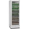 Ristoattrezzature Modello: 98793094470006,Frigo vetrina bibite refrigerata statica con regolatore di temperatura meccanico 0+10 °C 60x64,9x180,1h cm 274 lt bianco