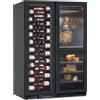 Ristoattrezzature Modello: 117252891303096,Frigo vetrina per alimenti e bibite refrigerata con anta in vetro 3 zone di temperatura 752 lt +2 +20°C / 0 +20°C / 0 +20°C 121x70x180,4h cm