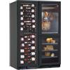 Ristoattrezzature Modello: 117254711333096,Frigo vetrina per alimenti e bibite refrigerata con anta in vetro 4 zone di temperatura 746 lt +2+12°C / +12+20°C / 0+20°C / 0+20°C 121x70x180,4h cm