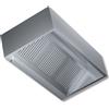 Ristoattrezzature Modello: 40730090,Cappa cubica a parete con motore profondità 900 mm 2500x900x450h mm