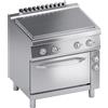 Ristoattrezzature Modello: 112420011822016,Cucina tuttapiastra elettrica con forno elettrico ventilato 12.65 kW 80x70x85h cm