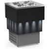 Ristoattrezzature Modello: 112660040032863,Banco per gelati e granite statico 4 pozzetti 72x66,1x97,6h cm
