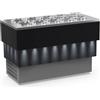 Ristoattrezzature Modello: 112660040042866,Banco per gelati e granite statico 10 pozzetti 151x72,4x97,6h cm