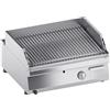 Ristoattrezzature Modello: 111910232232,Fry top griglia a pietra lavica regolabile in altezza a gas da banco 18 Kw 80x70x25h cm