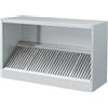 Ristoattrezzature Modello: 117493150,Cappa in acciaio inox 150x90x45h cm cubica a parete con motore, regolatore e luci VS