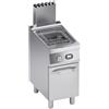Ristoattrezzature Modello: 112810014202012,Friggitrice a gas su mobile 1 vasca 15 lt con comandi elettronici 40x70x85h cm