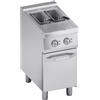 Ristoattrezzature Modello: 112844250022012,Friggitrice elettrica su mobile 9+9 lt 2 vasche 40x70x85h cm
