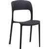 Ristoattrezzature Modello: 112870022872,Sedia colore nero 56x41x84h cm