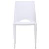 Ristoattrezzature Modello: 112870062870,Sedia Polipropilene ultra resistente colore bianco 50,5x44,5x83,5h cm