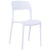 Ristoattrezzature Modello: 112870062872,Sedia colore bianco 56x41x84h cm