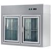Ristoattrezzature Modello: 118653171002,Pensile refrigerato statico acciaio inox 110x40x90h cm 2 ante battenti