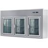 Ristoattrezzature Modello: 118653173003,Pensile refrigerato statico acciaio inox 160x40x90h cm 3 ante battenti