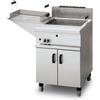 Ristoattrezzature Modello: 118680933174001,Friggitrice pasticceria a gas con bacinella raccogliolio con filtro 20 lt vasca 50x38x24h cm 1 cesto
