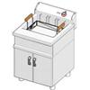 Ristoattrezzature Modello: 118703933181001,Friggitrice pasticceria elettrica con bacinella raccogliolio con filtro 17 lt vasca 50x42,5x17,5h cm 1 cesto