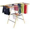 Relaxdays Stendino Pieghevole con Ali, Stendibiancheria Alato 2 Livelli, HLP: 100x148x56 cm