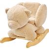 Nattou Dondolo in Legno ORSO BEIGE Teddy Brown