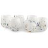 Alberoshop 35 cl - Murano Bicchiere Acqua A Pois in Vetro - Set 6 Pezzi