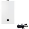 Riello Caldaia a Condensazione RLT 30 Kis 30 kW 20216033 LowNox Metano Completa Di Kit Fumi e Defangatore Omaggio ADATTATORE SDOPPIATO,