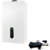 Riello Caldaia a Condensazione Family HM 25 Kis 20 kW Metano Completa Di Kit Fumi e Defangatore Omaggio ADATTATORE SDOPPIATO,