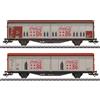 MARKLIN 48345 -SET 2 CARRI A PARETI SCORREVOLI Coca-Cola®, EP IV [ASSI ANCHE CC]