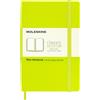 Moleskine Classic Notebook, Taccuino con Pagine Bianche, Copertina Rigida e Chiusura Elastica, Formato Pocket 9 x 14 cm, Colore Verde Limone, 192 Pagine