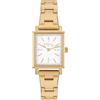Breil, Collezione Divine, Orologio Donna Solo Tempo, Cassa Rettangolare e Quadrante Bianco, Indici con Cristalli Luminosi, Chiusura con Pulsanti, Cassa 20x23 mm