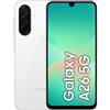 Samsung Galaxy A26 5G, Smartphone con Funzioni intelligenti, Display Super AMOLED 6.7 , 8GB RAM, 256GB, Batteria 5.000 mAh, memoria espandibile, White