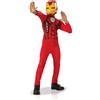 Rubie's - Costume ufficiale - Iron Man Avengers, bambino, I-640921L, Taglia L 7-8 anni