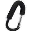 Fdit Ganci per passeggino, carrozzina, carrozzina, carrozzina, gancio per passeggino, passeggino, borsa della spesa, clip per passeggino e accessori per pannolini (14 x 8 cm)