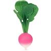 Oli & Carol - Massaggiagengive per neonato in gomma naturale - Regalo per neonato 0 3 6 mesi, 1 anno - Ramona the radish
