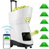 VEVOR Lancia Palline Tennis Automatico Portatile, Macchina per Palline da Tennis, Lanciatore 150 Palline, Trapano Multimodale 5 Motori, Oltre 2 Ore Gioco, Batteria Ricaricabile, Controllo Remoto App