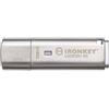 Kingston Pen drive 256GB Kingston IronKey Locker+ 50 Argento [IKLP50/256GB]