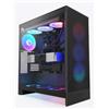 Nzxt Case Nzxt H7 Flow Rgb 2024 Mid-Tower ATX Airflow Vetro temperato con ventole Rgb Nero [CM-H72FB-R1]
