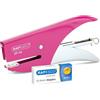 Rapesco 1382 SP-64 Cucitrice a Pinza e 1000 Punti Tipo 21/4 mm, Capacità 12 Fogli, Fucsia