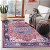 NETLINE HOME Tappeti lavabili per soggiorno, tappeto tradizionale a pelo basso, tappeto antiscivolo per cucina - tappetino decorativo per pavimento in stile boho, design vintage, tappeti pieghevoli