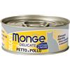 Monge Gatto Delicate Lattina Adulto Petto Di Pollo 80 Gr