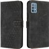 GLANDOTU Cover Motorola Moto G30/G20/G10 Con Porta Tessere E Supporto - Custodia A Portafoglio In Pelle PU Viola Con Motivo Cervo - Antigraffio E Antiurto