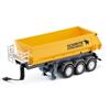 Siku 6734, 3-Achs-Kippsattelauflieger, 1:32, Metall/Kunststoff, Gelb, Ferngesteuert, Für CONTROL-LKW und CONTROL-Fahrzeuge mit Anhängerkupplung geeignet