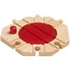 BRIO World - Rotonda girevole meccanica, Accessorio ferrovia in legno 3+