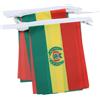 AZ FLAG Ghirlanda 6 Metri 20 Bandiere Bolivia 21x15cm, Bandiera Boliviana 15 x 21 cm - Festone Bandierine