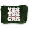 WD LifeStyle Tappeto Colorato e Vivace Decoro Yes You Can 65 x 47,5 Cm Verde
