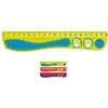 Maped Set di 3 Regole piatta kidy Grip Plastica 20 cm colori assortiti