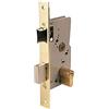 TESA 40104PHL Serratura da incasso per porte in legno, entrata 40 mm, finitura ottone, frontale quadrato
