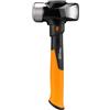Fiskars Mazza IsoCore M per lavori di demolizione precisi, Lunghezza: 29 cm, Peso: 1,64 kg, Nero/Arancione, 1020217