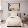 Dreamzie Copripiumino Singolo 140x200 cm con 1 Federe 65x65 cm - Beige - Set Copripiumino Singolo 140x200
